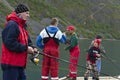 Family fishing Royalty Free Stock Photo