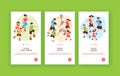 Family Fitness Isometric Banners