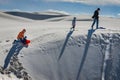 Family Fun - White Sands National Monument Royalty Free Stock Photo