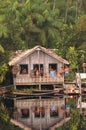 Family gathered at palafita house by the Mapua River