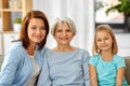 Portrait of mother, daughter and grandmother Royalty Free Stock Photo