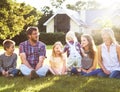 Family Generations Parenting Togetherness Relaxation Concept Royalty Free Stock Photo