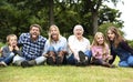 Family Generations Parenting Togetherness Relaxation Concept Royalty Free Stock Photo