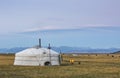 Family ger in a landscape of norther Mongolia