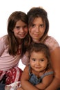 Family of Girls Royalty Free Stock Photo