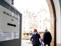 Family goiing to vote during French Elections