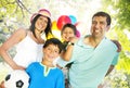 Family Happiness Parents Holiday Vacation Activity Concept Royalty Free Stock Photo