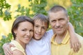 family having nice time Royalty Free Stock Photo