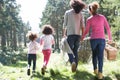 Family Having Picnic In Countryside Royalty Free Stock Photo