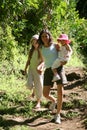 Family hiking Royalty Free Stock Photo