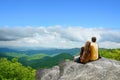 Family hiking trip. Royalty Free Stock Photo