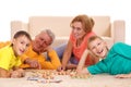 Family at home Royalty Free Stock Photo