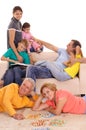 family at home Royalty Free Stock Photo