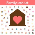 Family, home cartoon icon. Family icons universal set for web and mobile Royalty Free Stock Photo