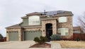 Family house with brickwork exterior