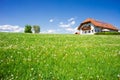 Family House in a Summer Landscape Royalty Free Stock Photo