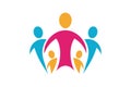 family icon logo design template