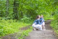 Family Ideas and Concepts. Positive Mother and Her Little Caucasian Child Royalty Free Stock Photo