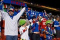 Family of Italy Soccer Supporters - FIFA WC Royalty Free Stock Photo