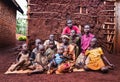 Family in Jinja Uganda Royalty Free Stock Photo