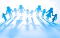 Family joined together Royalty Free Stock Photo