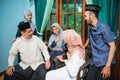 a family joy during idul fitri celebration