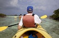 Family kayaking