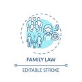 Family law concept icon
