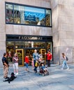 Family Leaving FAO Schwarz