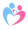 Family Love Care Caring Respect Logo Design