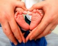 Parents with their newborn baby Royalty Free Stock Photo