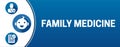 Family Medicine Banner Illustration Background