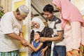 Family members back home for Eid celebrations Royalty Free Stock Photo