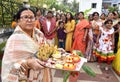 Celebration on the wedding ceremony