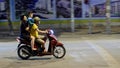 Family on motor scooter in Hanoi