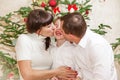 Family near The Christmas Tree