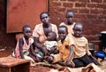 Family near Jinja in Uganda