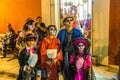 Traditional Day of the Dead Costumes Royalty Free Stock Photo