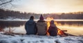 A Family Outing Complete with Forest Walks and a Crackling Lakeside Bonfire