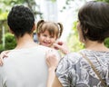 Family are outing holiday together