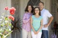 Family Outside There House