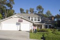 Family Outside There House Royalty Free Stock Photo