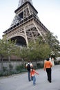 Family in Paris Royalty Free Stock Photo