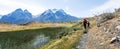 Family on patagonia Royalty Free Stock Photo