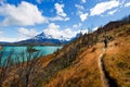 Family in patagonia Royalty Free Stock Photo