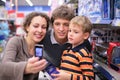 Family is photographed in shop