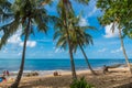 Family at playa Cocles - beautiful tropical beach close to Puerto Viejo - Costa Rica