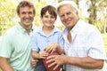 Family Playing American Football Royalty Free Stock Photo