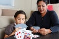 Family Playing Cards Royalty Free Stock Photo