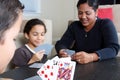 Family Playing Cards Royalty Free Stock Photo